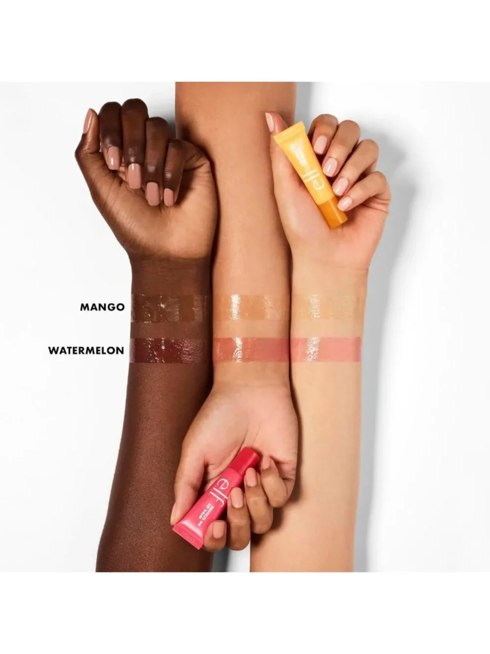 Moisturizing Lip Balm Duo - Mango & Watermelon Flavors, Hydrating & Nourishing